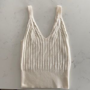 Aritzia Wilfred Suzette Knit Top Size Small